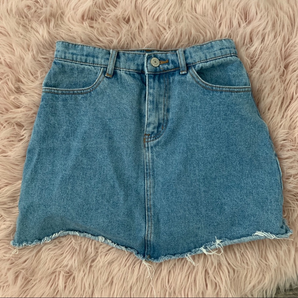 Denim Mini Skirt